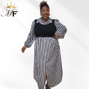 Robe à rayure Trina